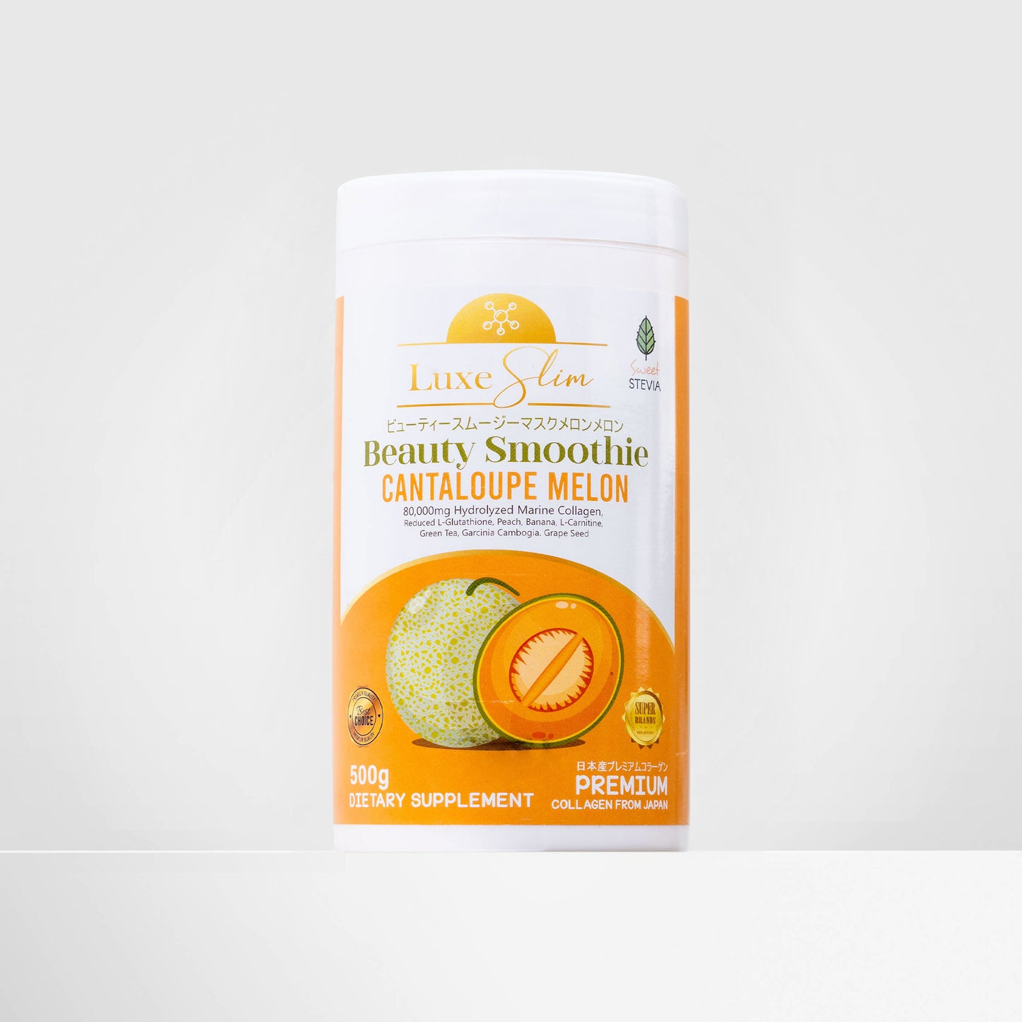 Luxe Slim Cantaloupe Melon Beauty Smoothie Half-Kilo