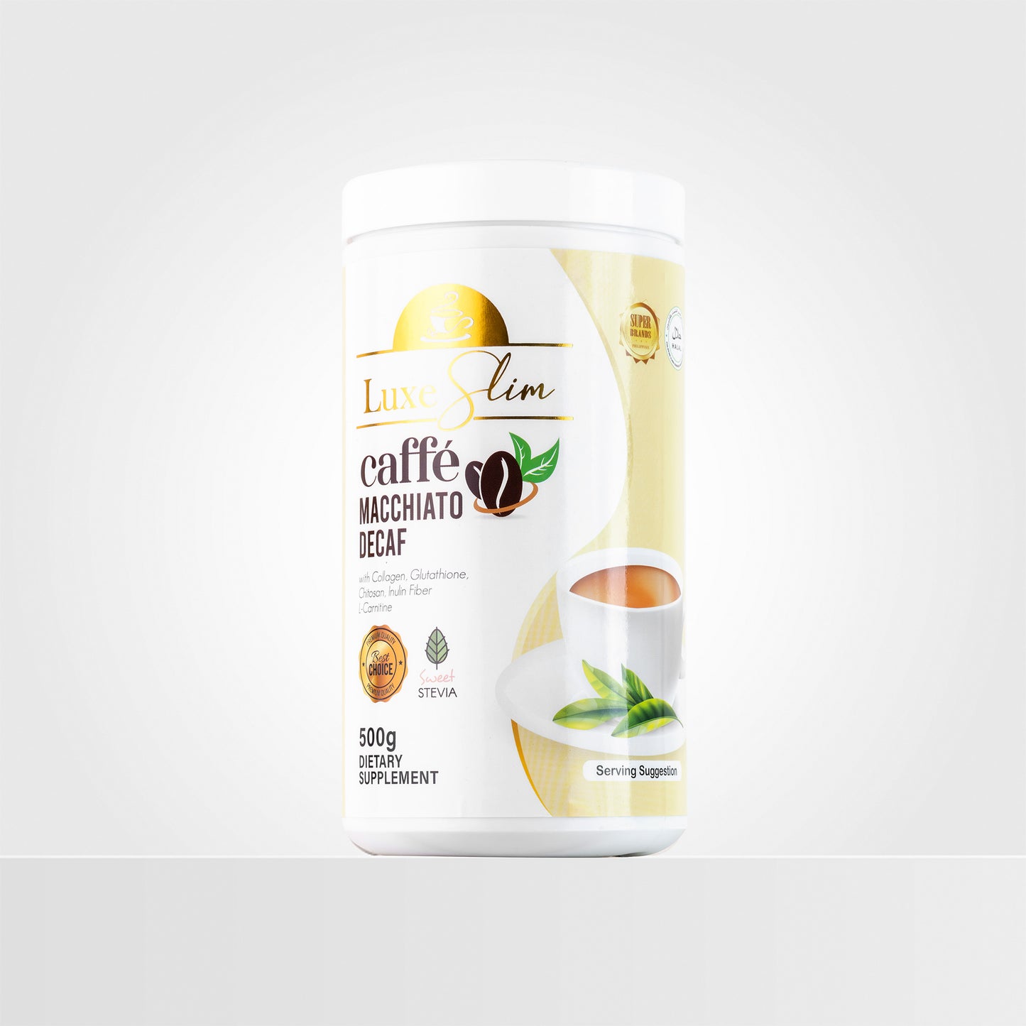 Luxe Slim Caffe Macchiato Decaf Half-Kilo